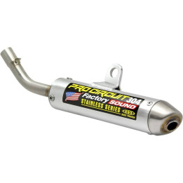 Silencieux pro circuit 304 alu brossé/casquette inox ktm/husqvarna 1061643