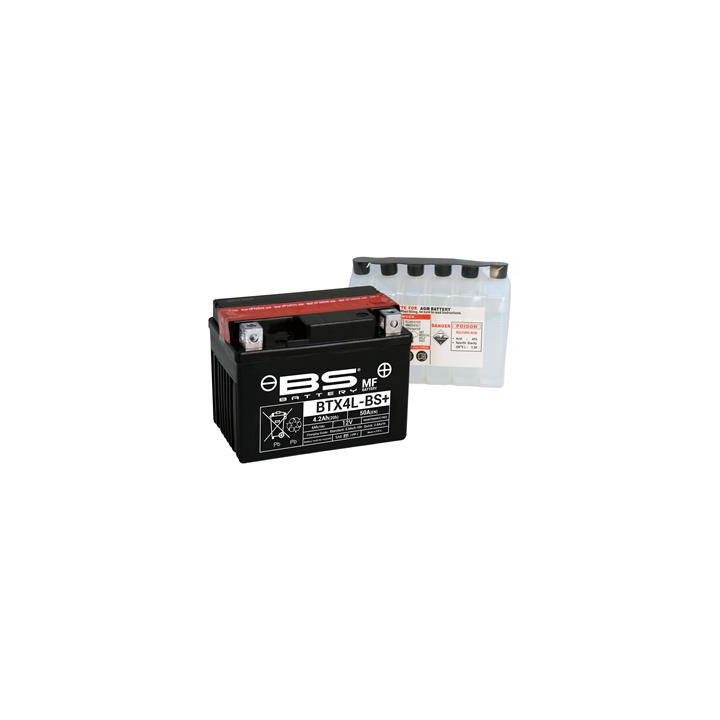 Batterie bs battery sans entretien livrée avec pack acide