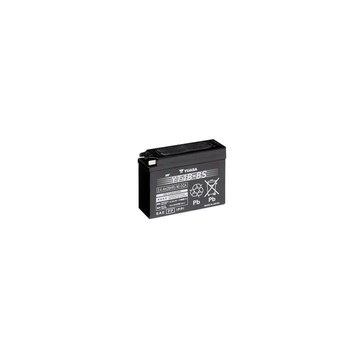 Batterie YUASA sans entretien livrée avec pack acide