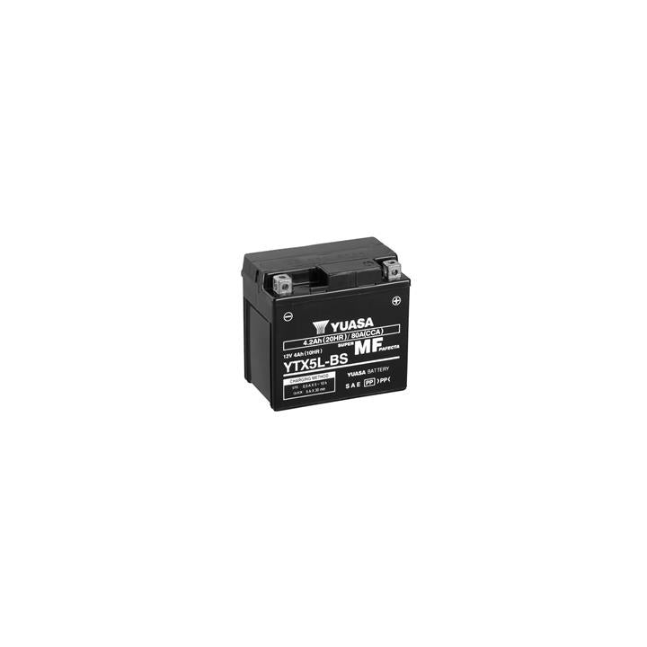 Batterie YUASA sans entretien livrée avec pack acide