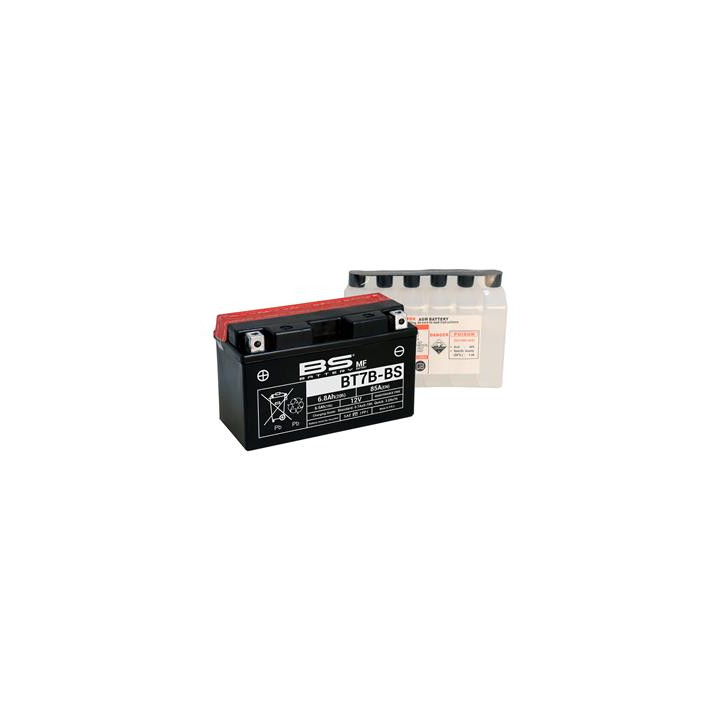Batterie bs battery sans entretien livrée avec pack acide