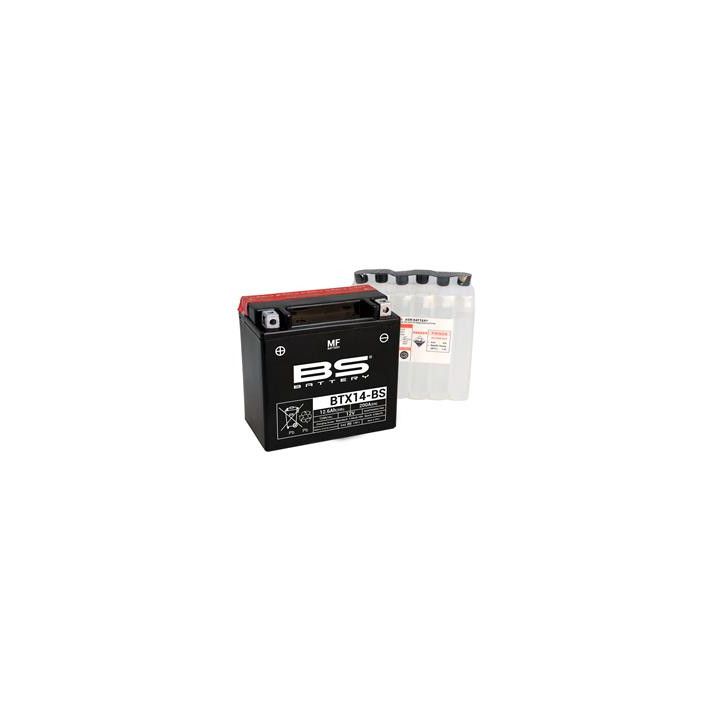Batterie bs battery sans entretien livrée avec pack acide