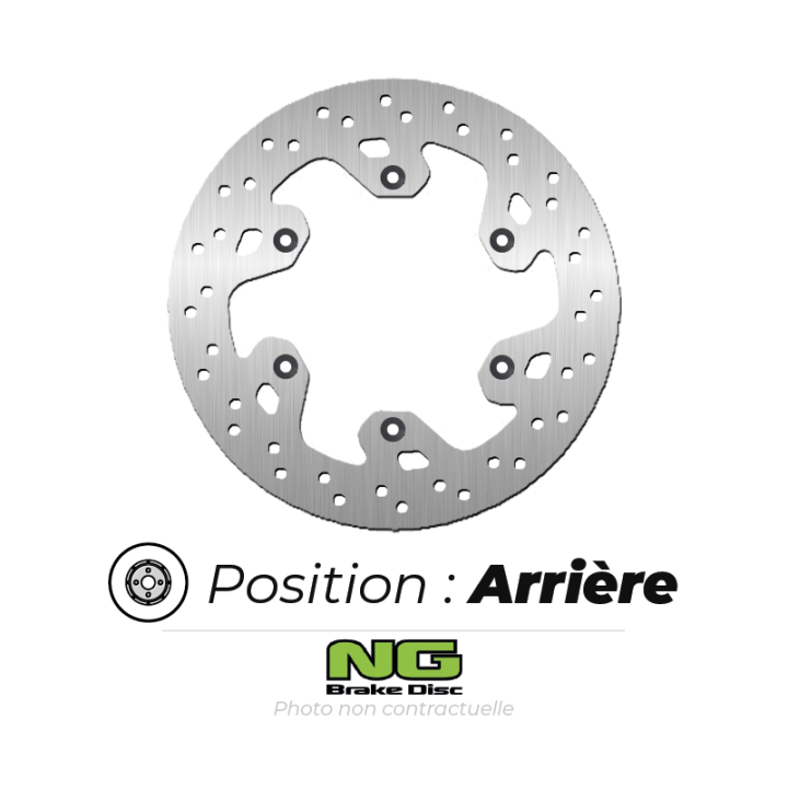 Disque de frein arrière ng rond fixe | Oxmoto