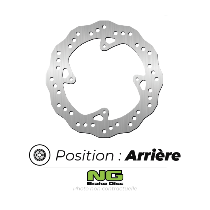 Disque de frein arrière ng pétale fixe | Oxmoto