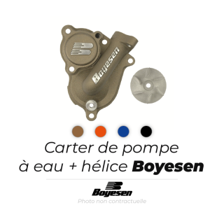 Carter de pompe à eau + hélice Boyesen | Oxmoto