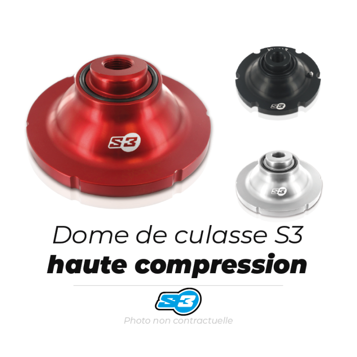 Insert de culasse s3 haute compression | Oxmoto