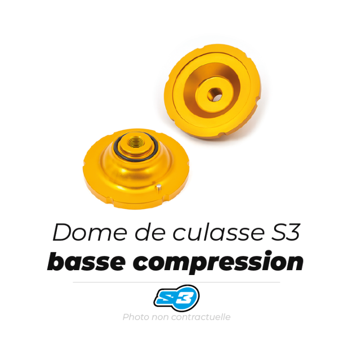 Insert de culasse s3 basse compression | Oxmoto