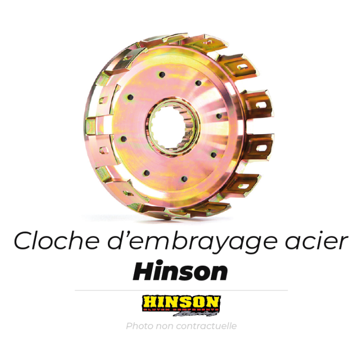 Cloche d'embrayage Hinson acier cloche-embrayage-acier-hinson
