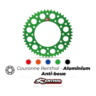 Couronne Renthal alu ultra-light anti-boue | Oxmoto