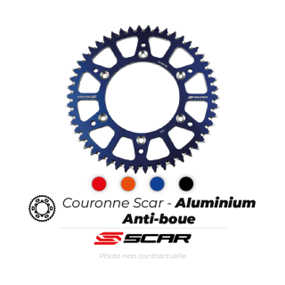 Couronne Scar alu ultra-light anti-boue - 530 | Oxmoto