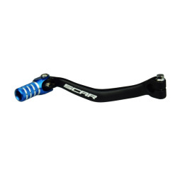 Sélecteur de vitesse Scar noir/embout bleu tm | Oxmoto