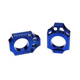 Tendeur de chaîne Scar bleu Yamaha yz250f/450f | Oxmoto