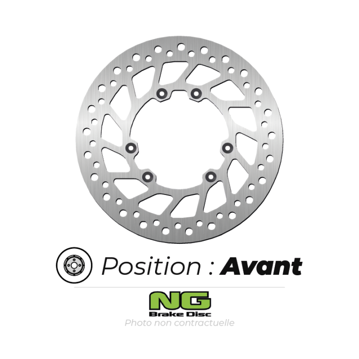 Disque de frein avant ng rond fixe | Oxmoto