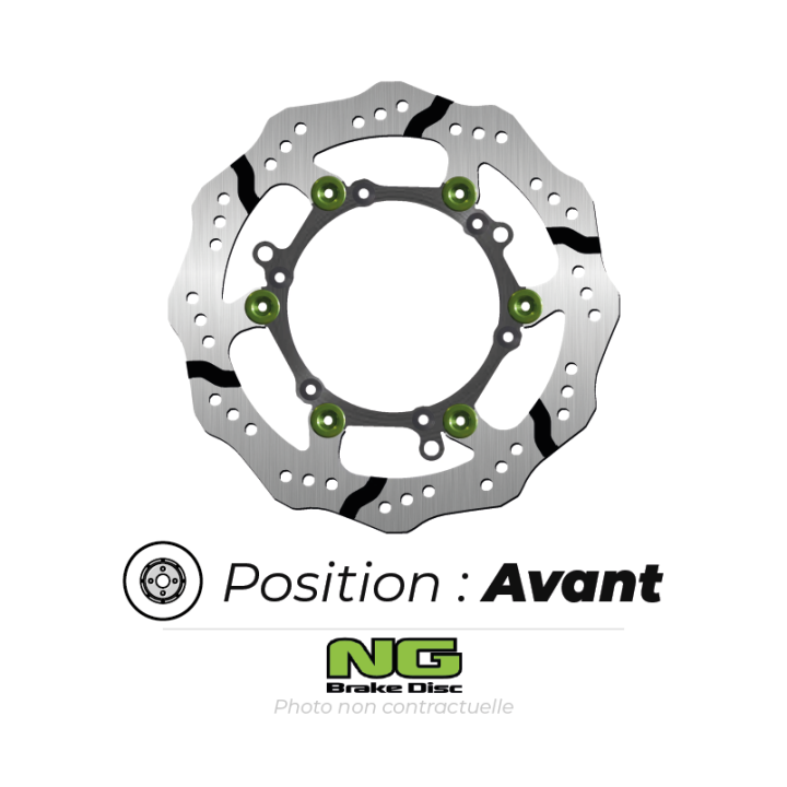 Disque de frein avant ng pétale flottant | Oxmoto