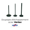 Soupape d'échappement acier Vertex | Oxmoto