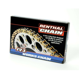 Chaîne de transmission Renthal 420 r1 works 116 maillons