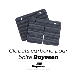 Clapets carbone pour boite Boyesen | Oxmoto