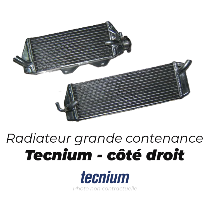 Radiateur droit Tecnium oversize | Oxmoto