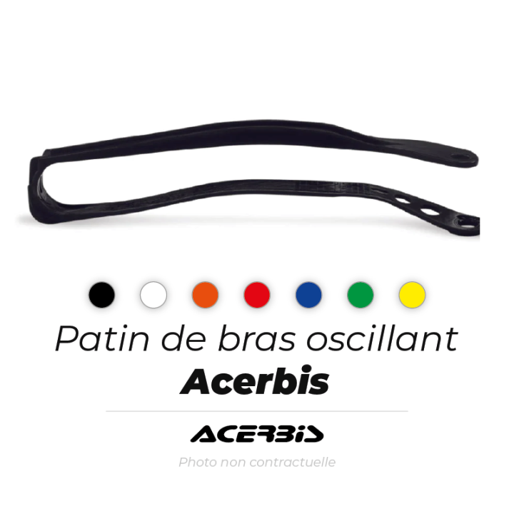 Patin de bras oscillant Acerbis | Oxmoto