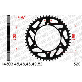 Couronne AFAM acier standard 14303 - 520 | Oxmoto