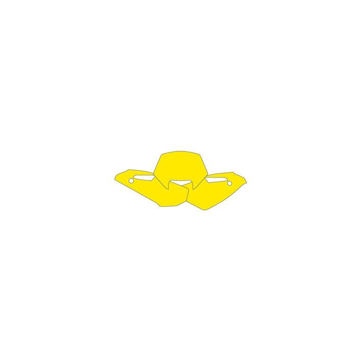 Fonds de plaques Blackbird jaune | Oxmoto