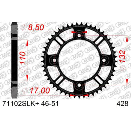 Couronne AFAM acier ultra-light 71102 - 428 1127753003