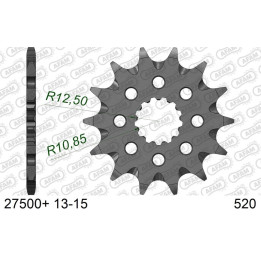 Pignon AFAM acier anti-boue 27500 - 520 - 13 dents | Oxmoto