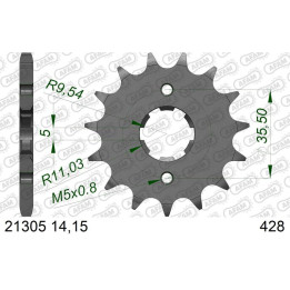 Pignon AFAM acier standard 21305 - 428 1075369001 | Oxmoto