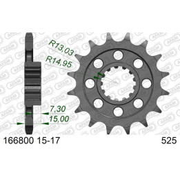 Pignon AFAM acier standard 166800 - 525 1074412003 | Oxmoto