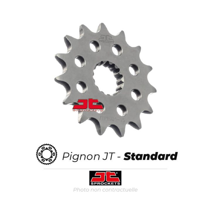 Pignon acier jt sprockets standard 520 | Oxmoto