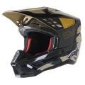 Casque Alpinestars sm5 rover mx camo noir/vert/jaune