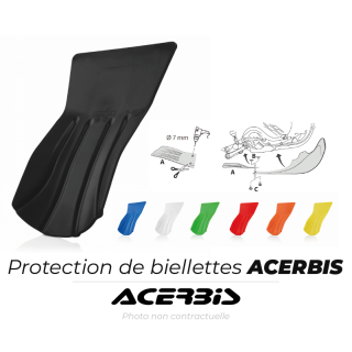 Protection de biellettes Acerbis rouge | Oxmoto