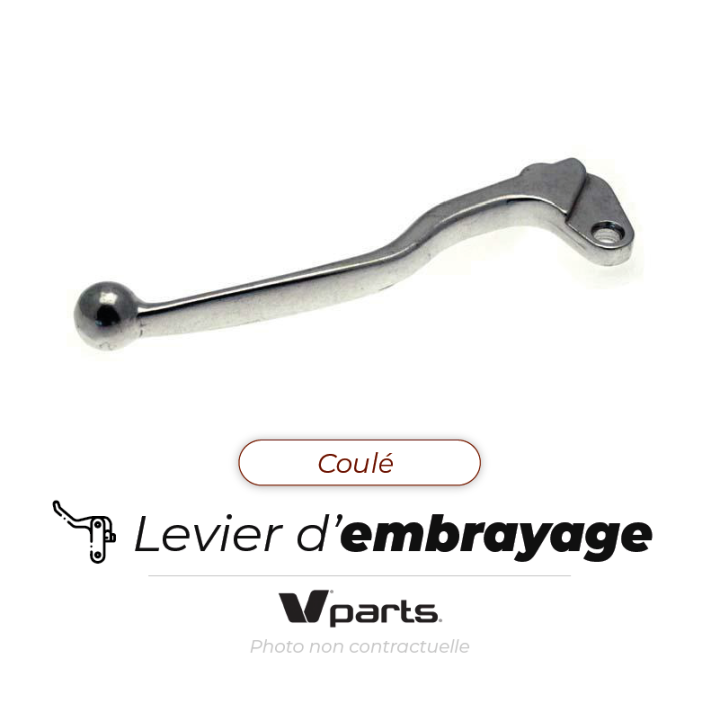 Levier d'embrayage v parts type origine aluminium poli