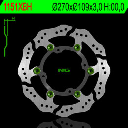 Disque de frein ng 1151xbh pétale flottant | Oxmoto