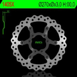 Disque de frein ng 1405x pétale flottant | Oxmoto