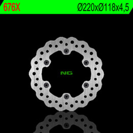 Disque de frein ng 676x pétale fixe | Oxmoto