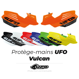 Protège-mains UFO Vulcan bleu | Oxmoto