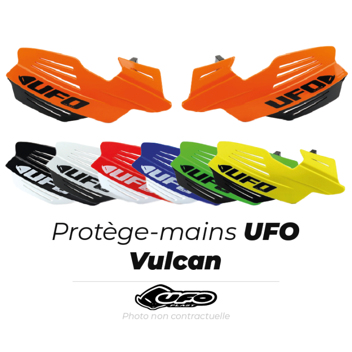 Protège-mains UFO Vulcan bleu | Oxmoto