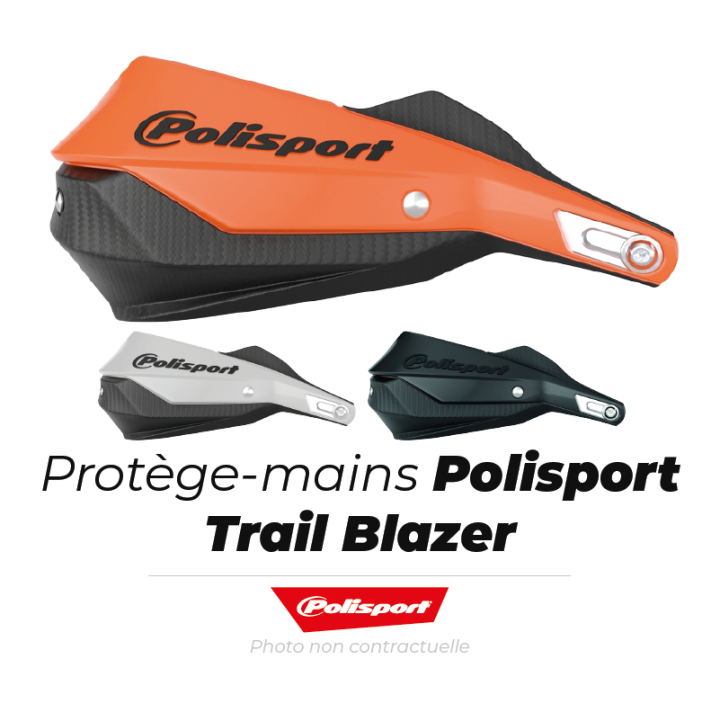 Protège-mains Polisport trail blazer noir | Oxmoto