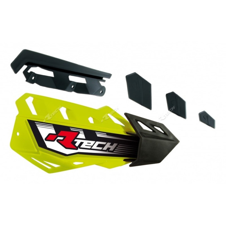 Coque de rechange Racetech FLX jaune pour 789708 | Oxmoto