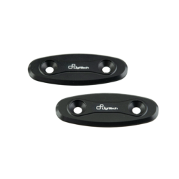 Cache-orifices rétroviseur Lightech - Paire - Noir SPE103NER