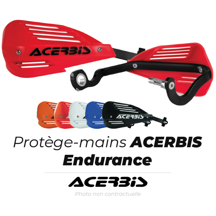 Protège-mains Acerbis endurance intégraux noir | Oxmoto