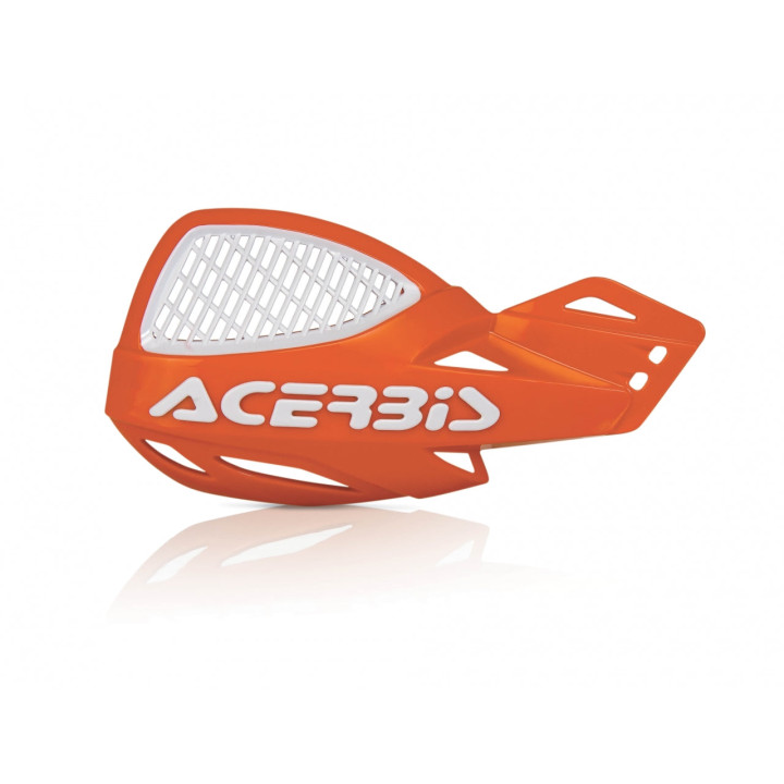 Protège-mains Acerbis mx uniko ventilé orange/blanc | Oxmoto