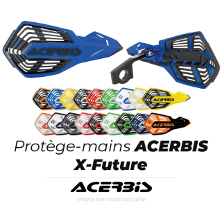 Protège-mains Acerbis x-future noir/orange | Oxmoto