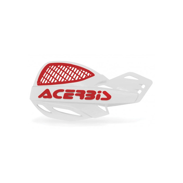 Protège-mains Acerbis mx uniko ventilé rouge/blanc | Oxmoto