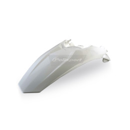 Garde-boue arrière Polisport blanc KTM 8595400005 | Oxmoto