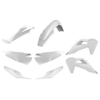 Kit plastiques Polisport blanc Husqvarna | Oxmoto