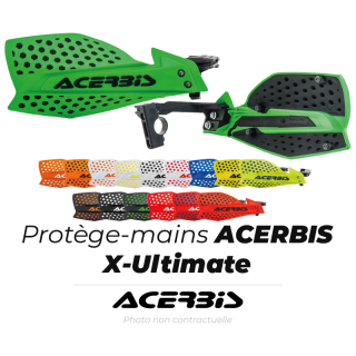 Protège-mains Acerbis x-ultimate rouge/bleu | Oxmoto