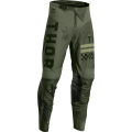 Pantalon enfant Thor pulse combat army/noir 2024 | Oxmoto