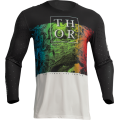 Maillot Thor prime melter noir/blanc | Oxmoto